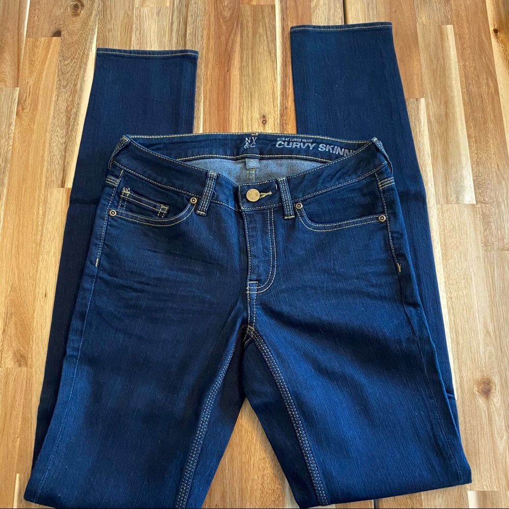 NY&C CURVY SKINNY BLUE JEAN